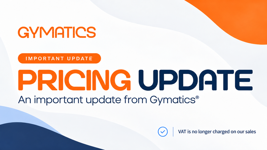 Gymatics pricing update – important customer notice
