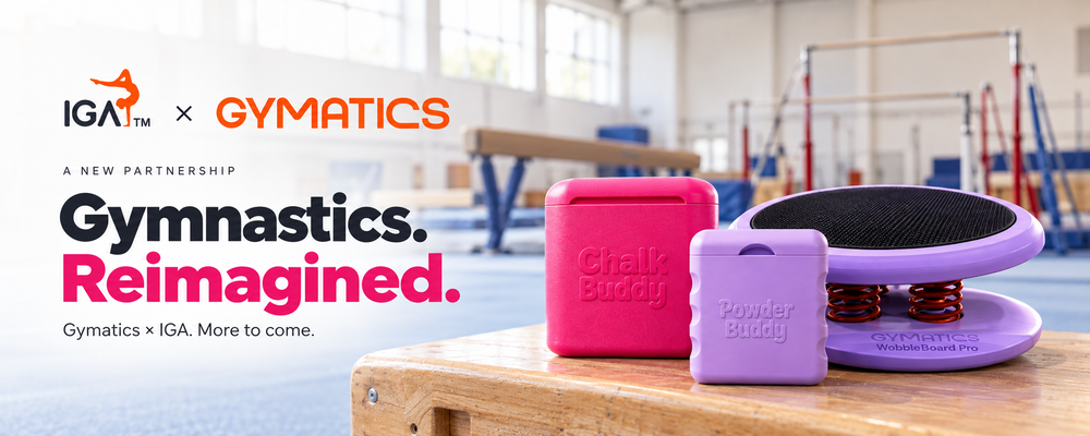 Gymatics × IGA partnership — Gymnastics. Reimagined.