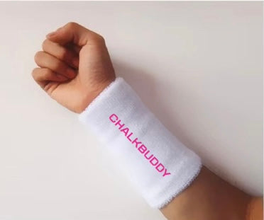 Gymatics® extra-wide cotton gymnastics wristbands, alternate view
