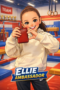 🤸‍♀️ Turn Your Gymnast Into a Cartoon Hero – AI Digital Portrait