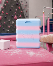 Cotton Candy PowderBuddy® powdered gymnastics chalk dispenser by Gymatics