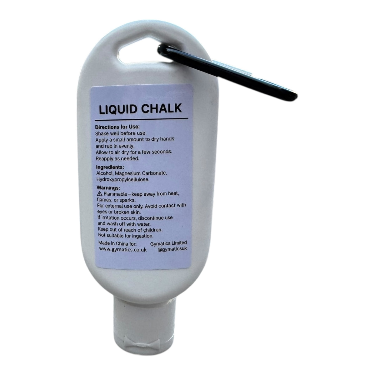 Gymatics® liquid chalk 50ml, alternate view