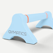 Gymatics logo on the side of a Sky Blue ParaBar