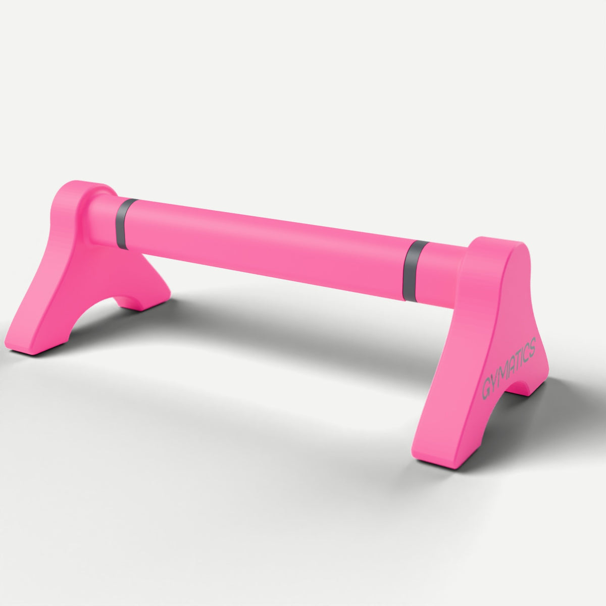 Gymatics ParaBar parallette in Hot Pink / Graphite