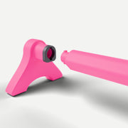 ParaBar Twist & Click lock: grip spigot and side socket, Hot Pink / Graphite