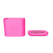 3D model of the ChalkBuddy with the lid off, showing the insert and the chalk it your way lid artwork